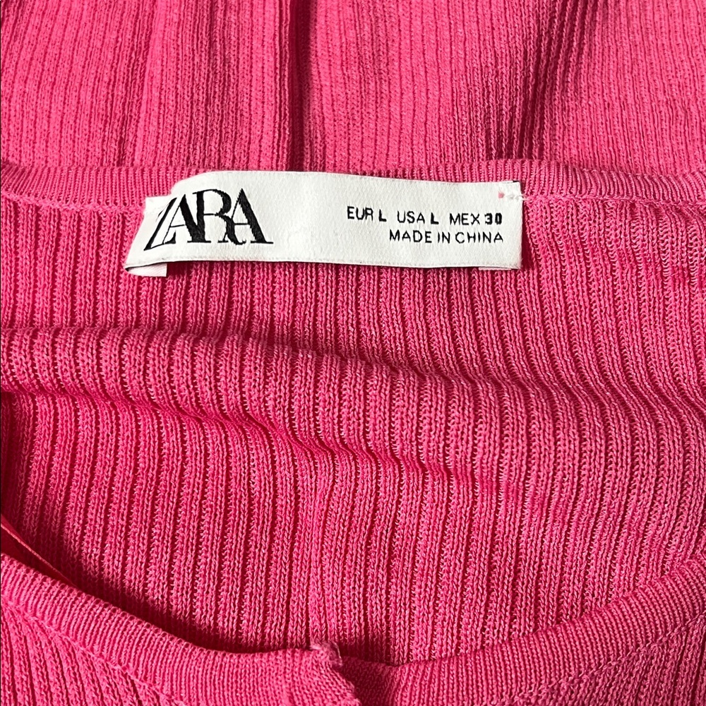 Zara Ribbed Button Up Cardigan - Picture 5 of 9